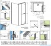 Radaway Carena KDJ kabina prysznicowa 100x90 prawa przejrzyste 134444-01-01NR
